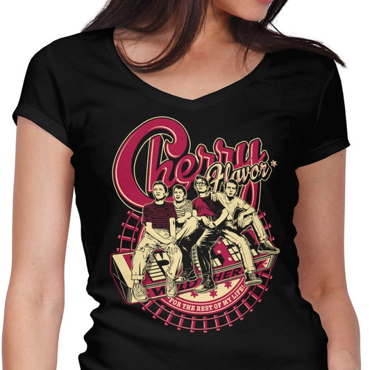 Cherry Flavor - Women's V-Neck