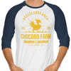 Chocobo Farm - 3/4 Sleeve Raglan T-Shirt