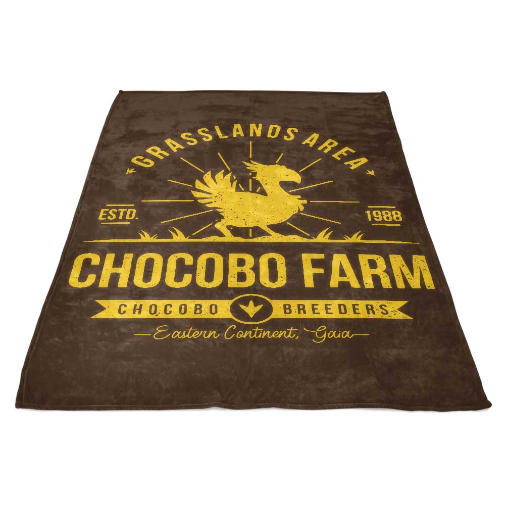 Chocobo Farm - Fleece Blanket