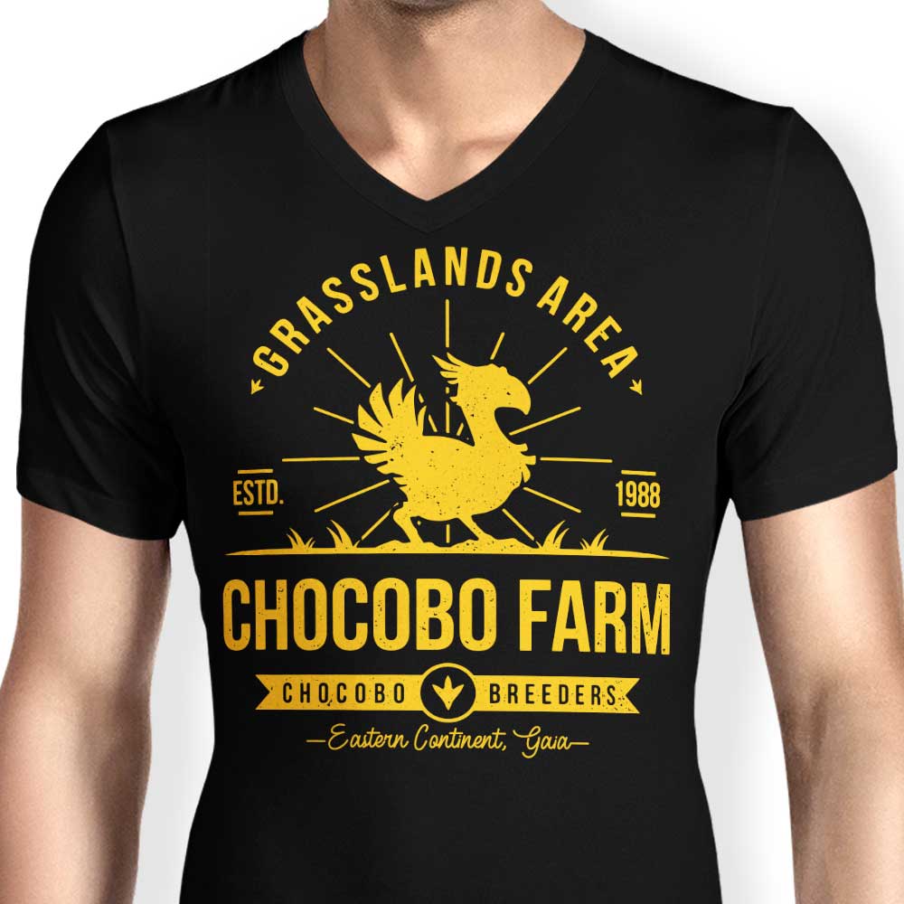 Chocobo Farm - Men's V-Neck