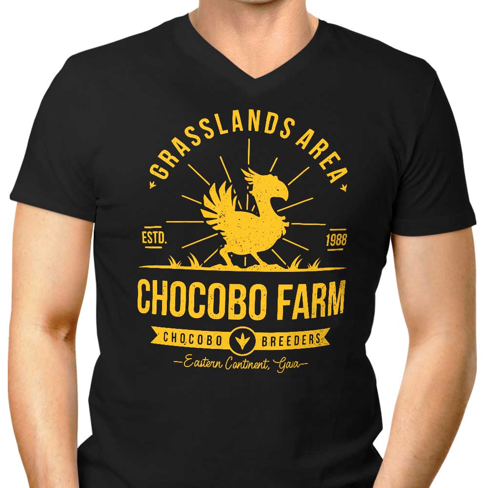 Chocobo Farm - Men's V-Neck
