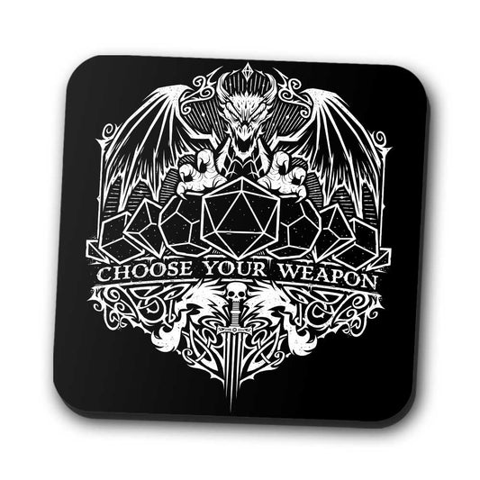 Choose Your Weapon (Alt) - Coasters