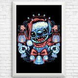 Christmas Alien - Posters & Prints