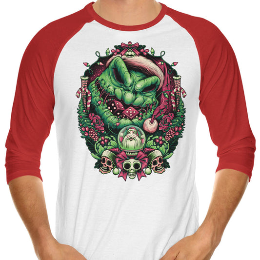 Christmas Boogeyman - 3/4 Sleeve Raglan T-Shirt