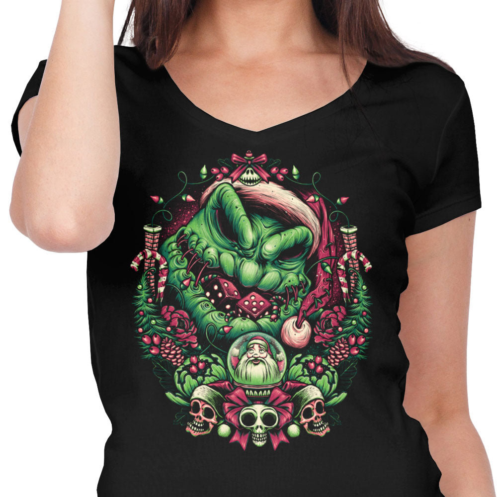 Christmas Boogeyman - Women's V-Neck