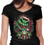 Christmas Boogeyman - Women's V-Neck