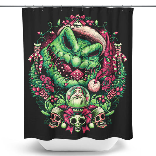 Christmas Boogeyman - Shower Curtain