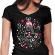 Christmas Cat Butt - Women's V-Neck