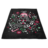 Christmas Cat Butt - Fleece Blanket