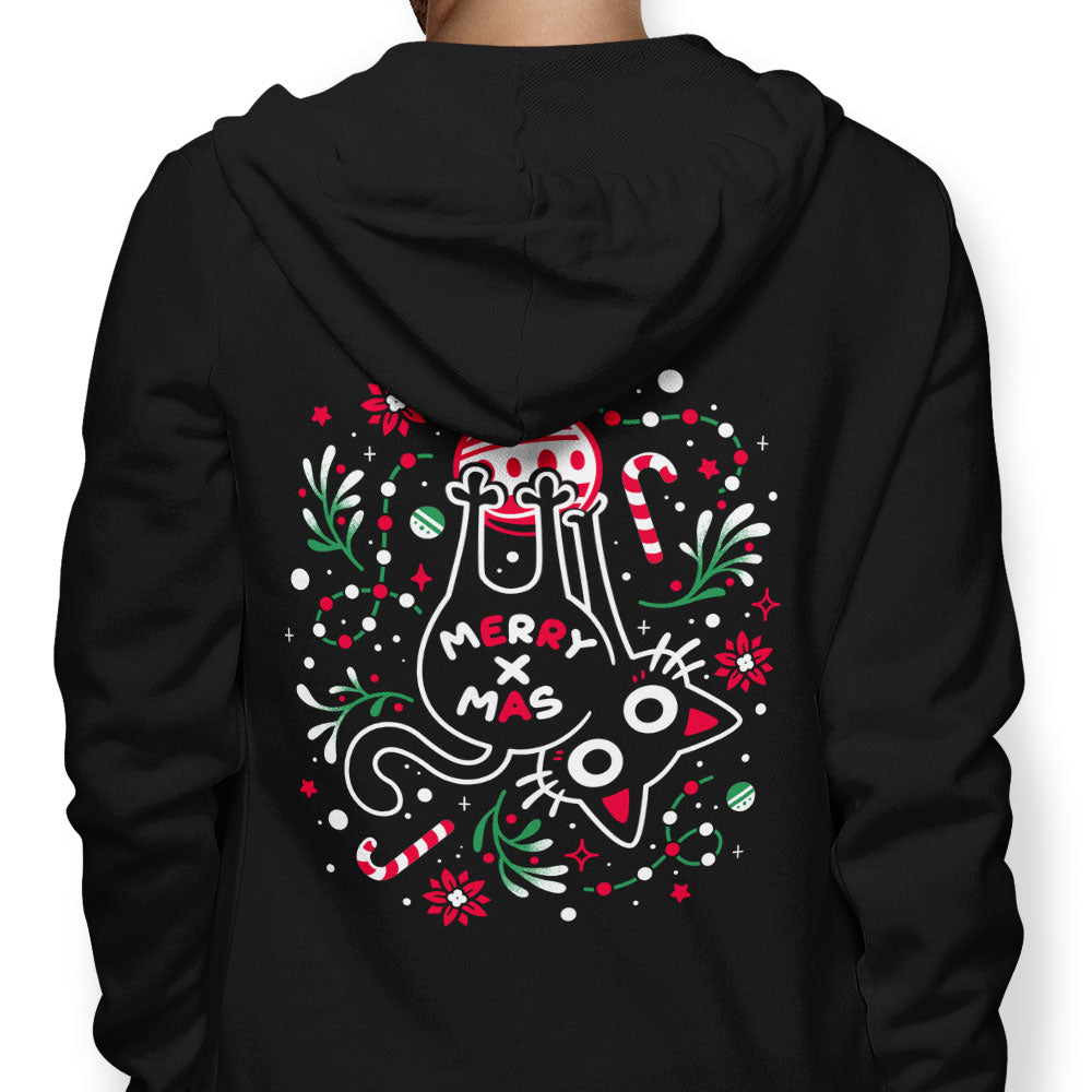 Christmas Cat Butt - Hoodie