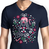 Christmas Cat Butt - Men's V-Neck