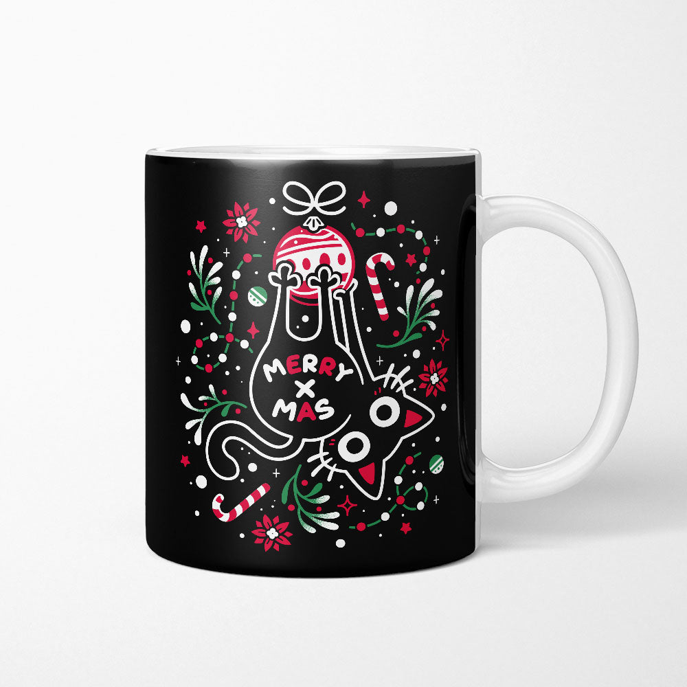 Christmas Cat Butt - Mug