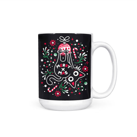 Christmas Cat Butt - Mug
