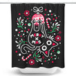 Christmas Cat Butt - Shower Curtain