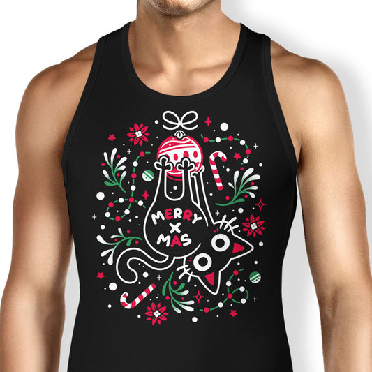 Christmas Cat Butt - Tank Top