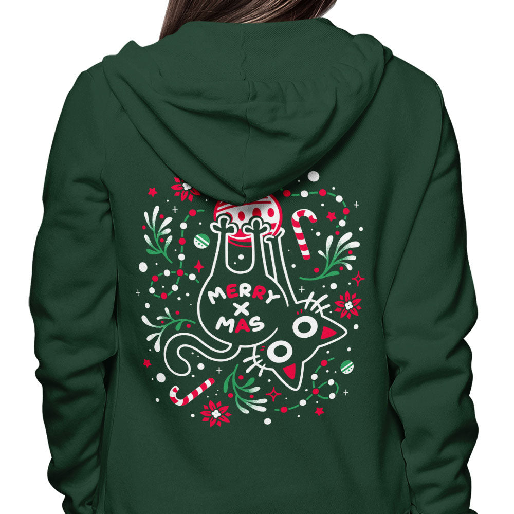Christmas Cat Butt - Hoodie