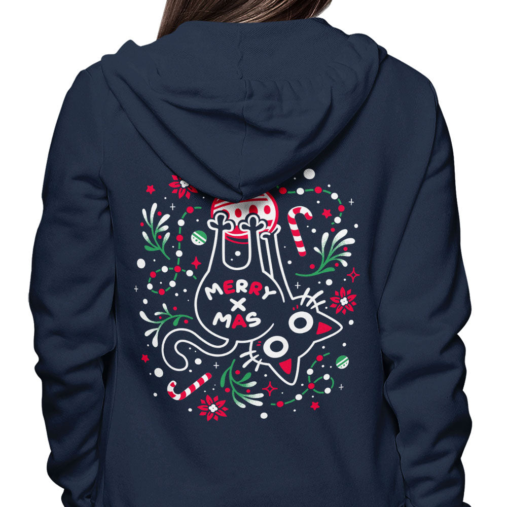 Christmas Cat Butt - Hoodie