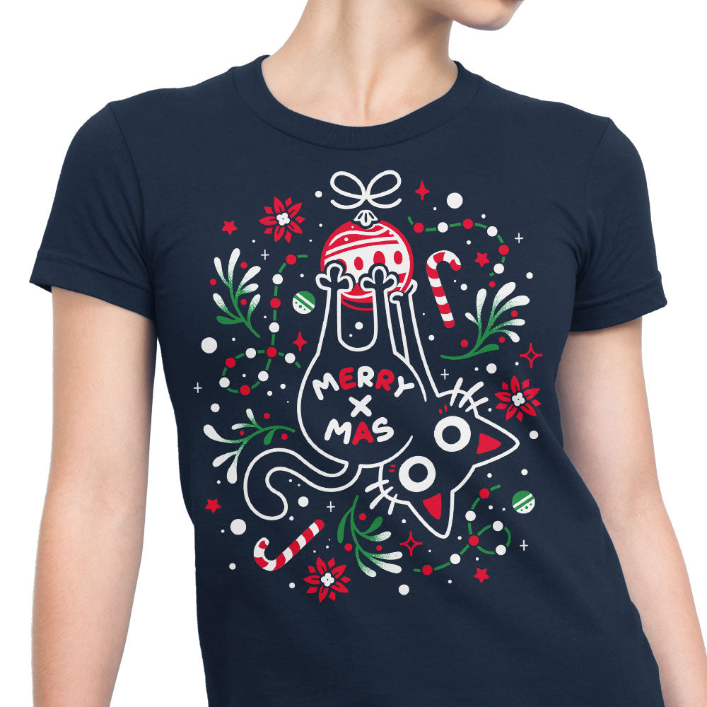 Christmas Cat Butt - Women's Apparel