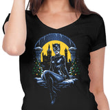 Christmas Kitty - Women's V-Neck