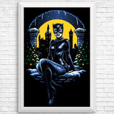 Christmas Kitty - Posters & Prints