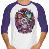 Christmas Mischief - 3/4 Sleeve Raglan T-Shirt