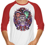 Christmas Mischief - 3/4 Sleeve Raglan T-Shirt