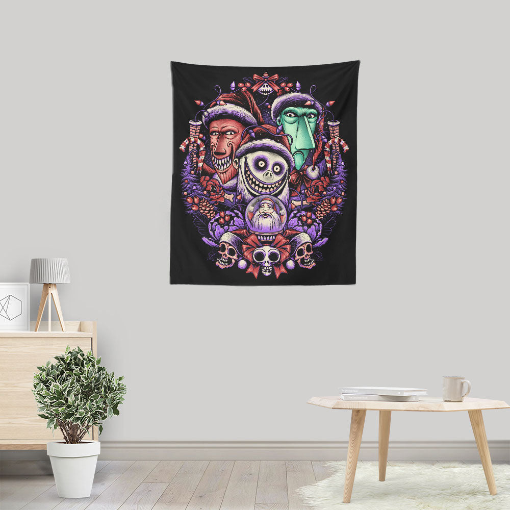 Christmas Mischief - Wall Tapestry