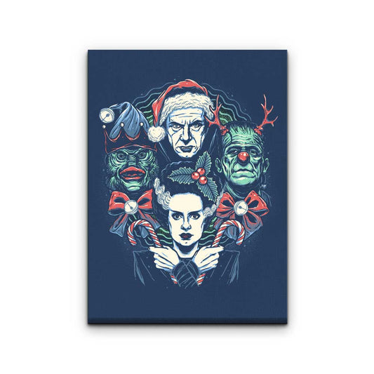 Christmas Monsters - Canvas Print