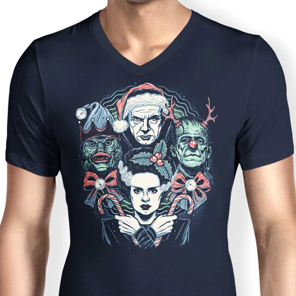 Christmas Monsters - Men's V-Neck