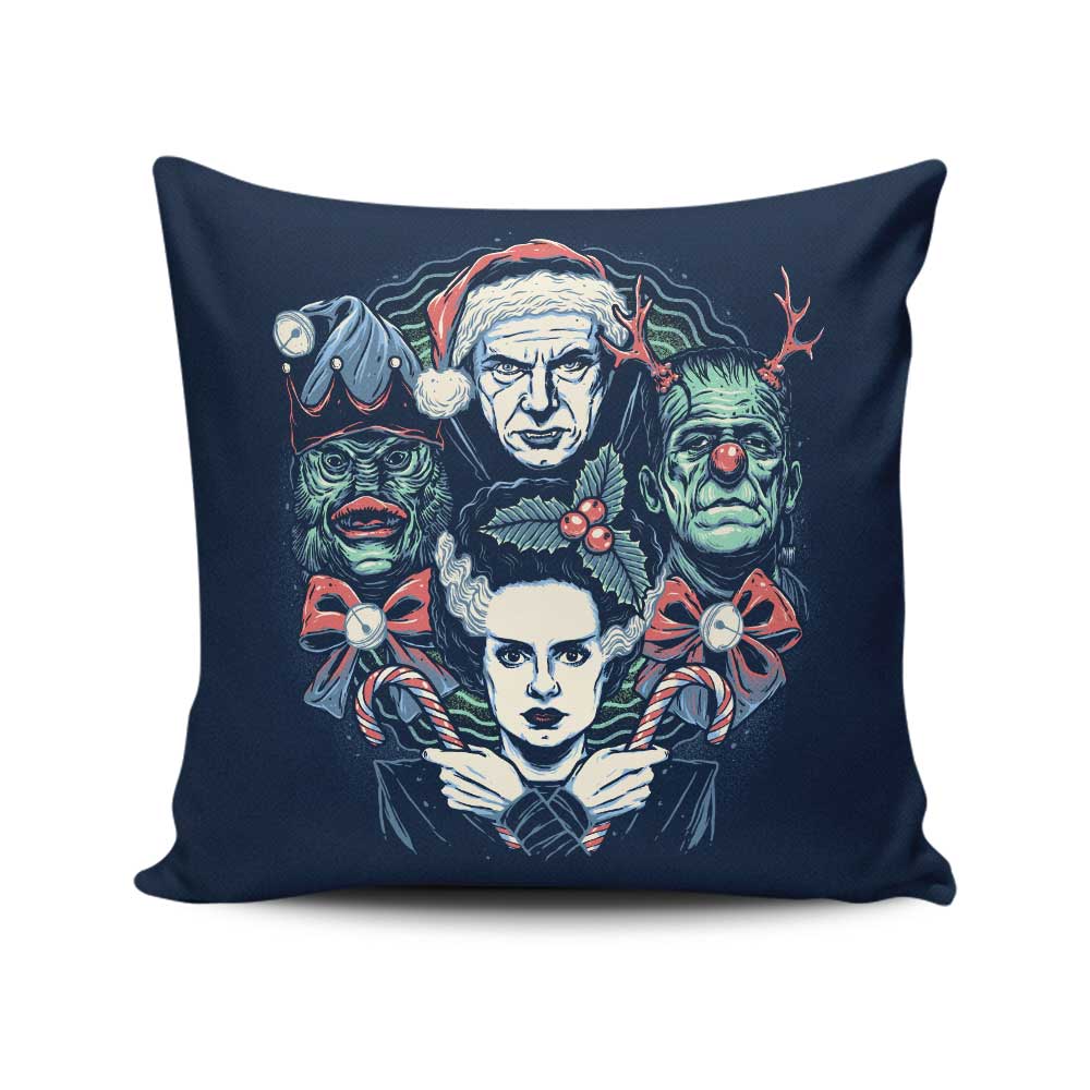 Christmas Monsters - Throw Pillow