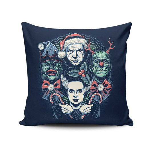 Christmas Monsters - Throw Pillow