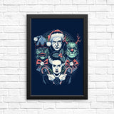 Christmas Monsters - Posters & Prints