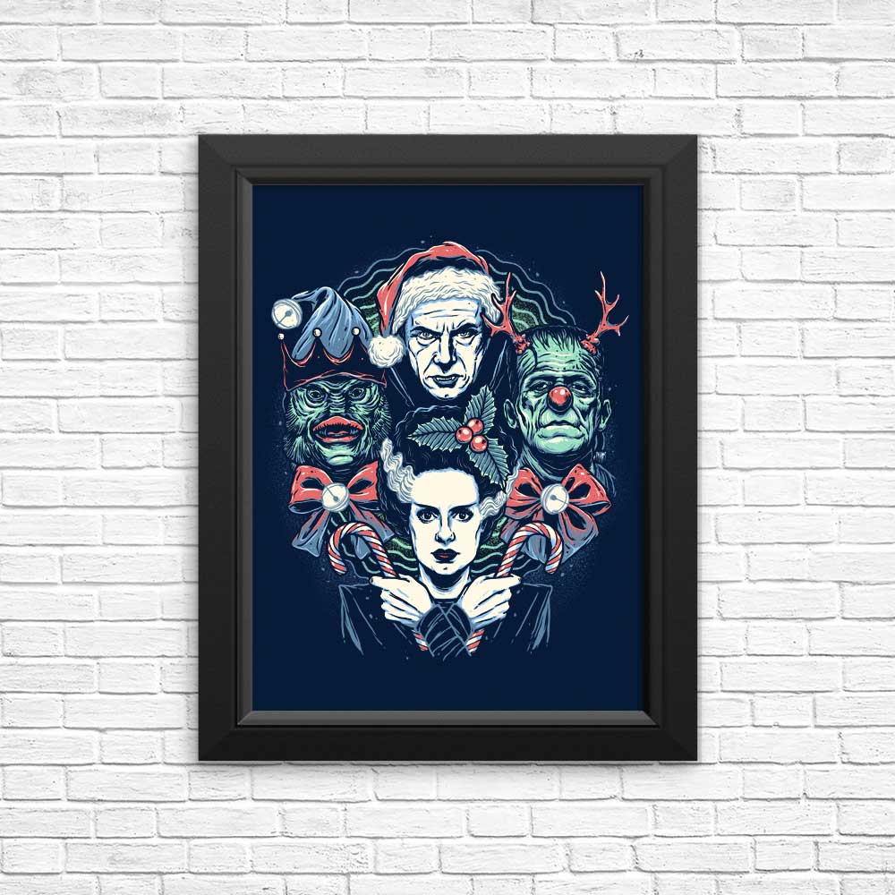 Christmas Monsters - Posters & Prints
