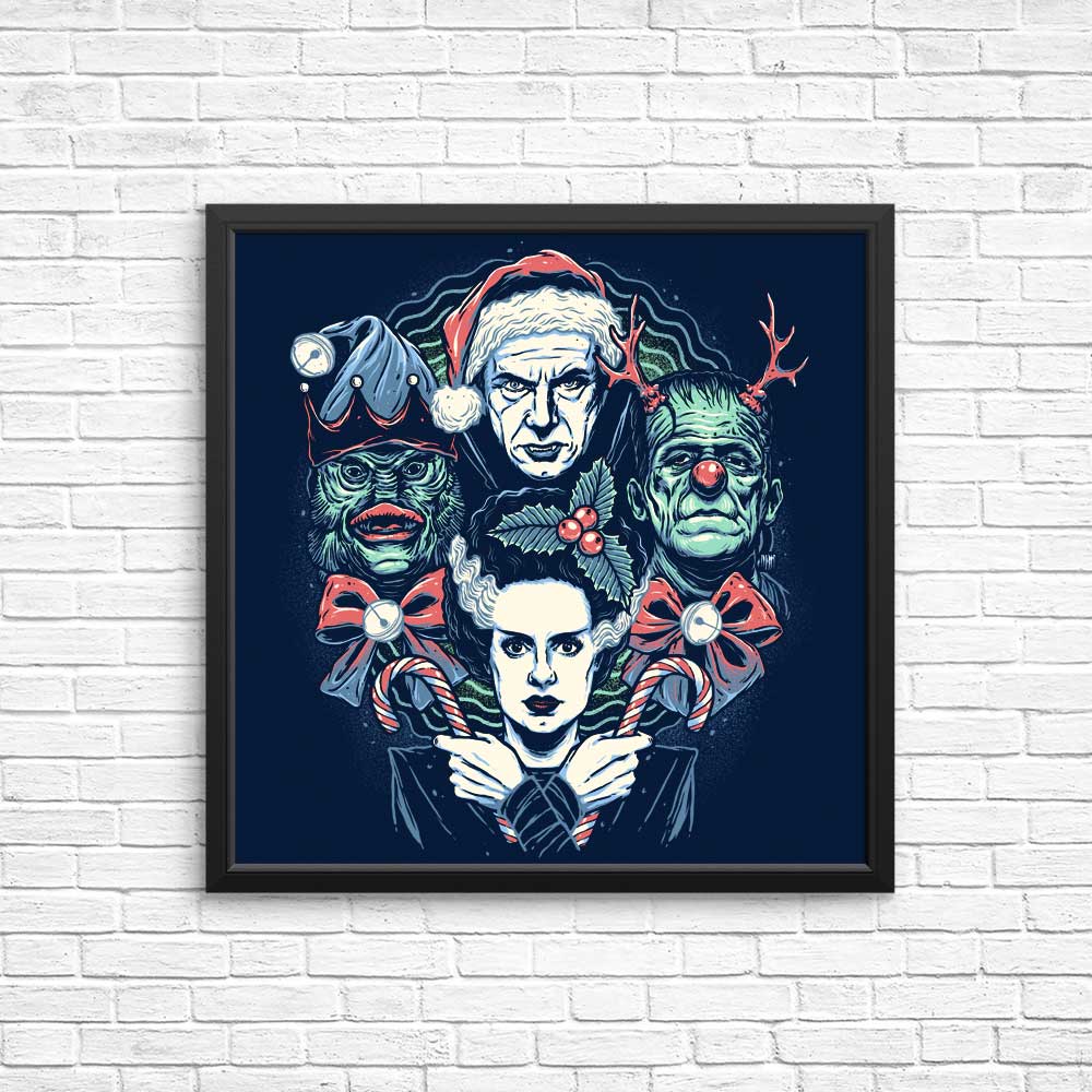 Christmas Monsters - Posters & Prints