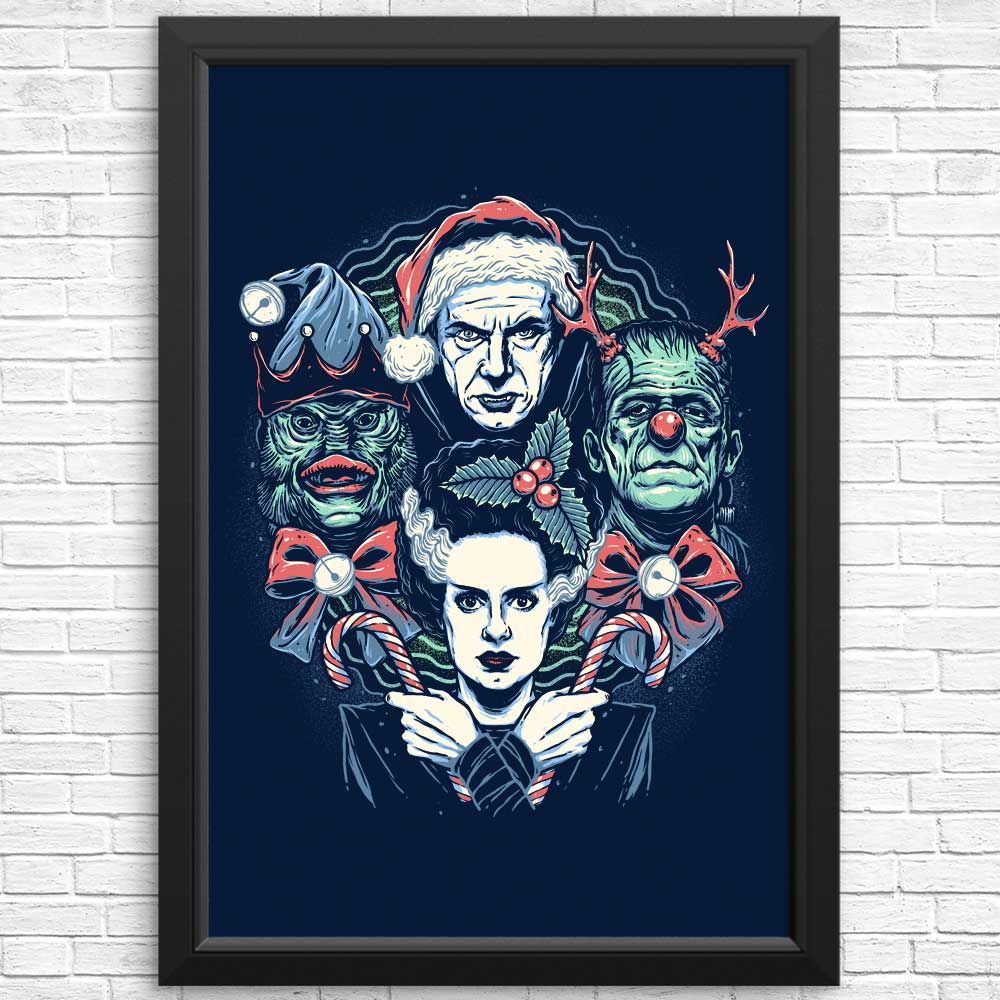Christmas Monsters - Posters & Prints