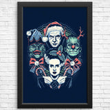 Christmas Monsters - Posters & Prints
