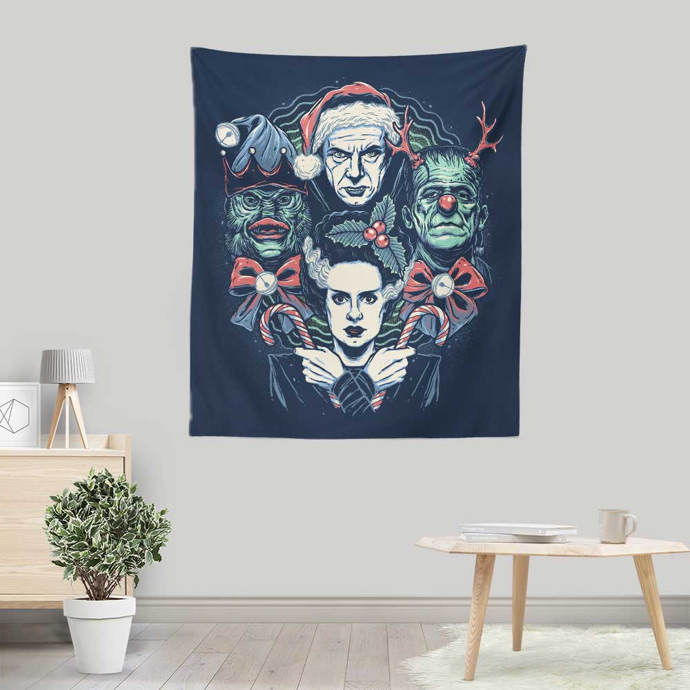 Christmas Monsters - Wall Tapestry