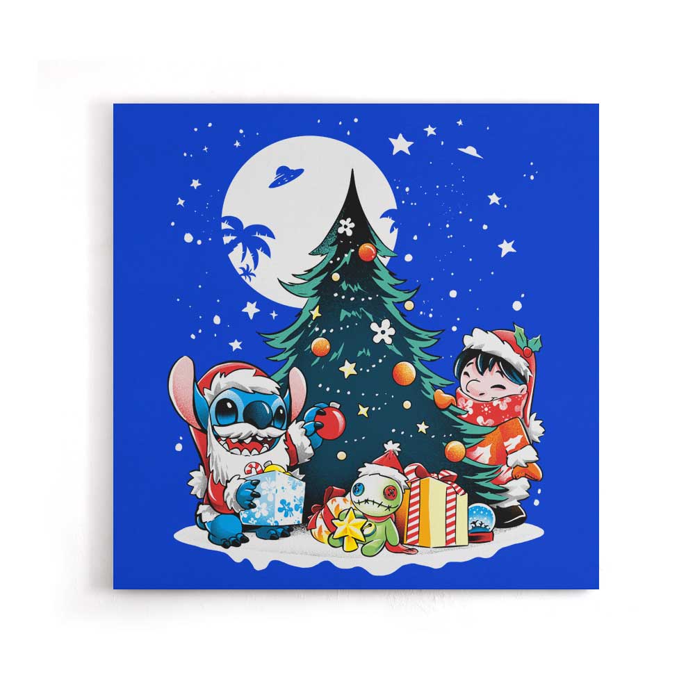 Christmas Ohana - Canvas Print