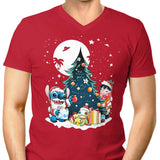 Christmas Ohana - Men's V-Neck