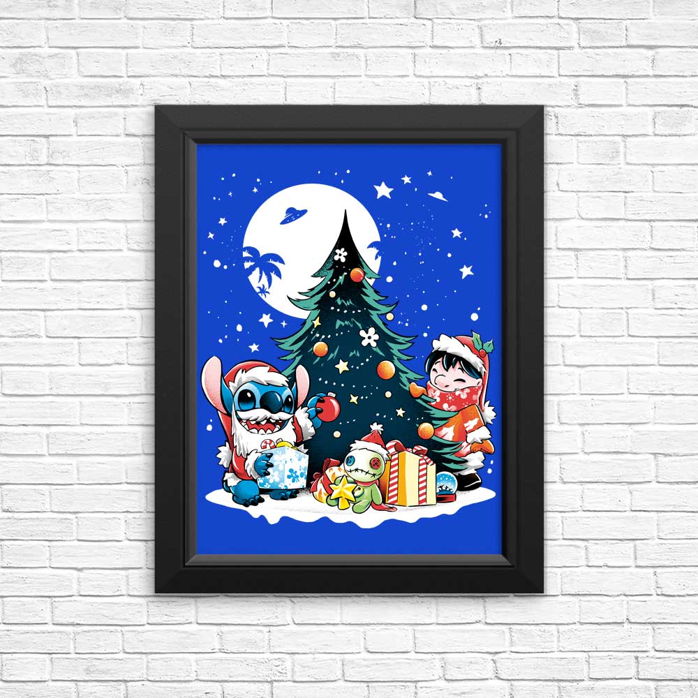 Christmas Ohana - Posters & Prints