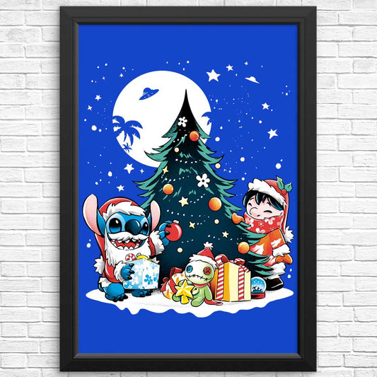 Christmas Ohana - Posters & Prints