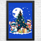 Christmas Ohana - Posters & Prints