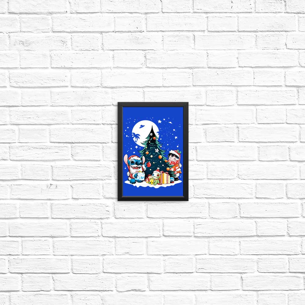 Christmas Ohana - Posters & Prints