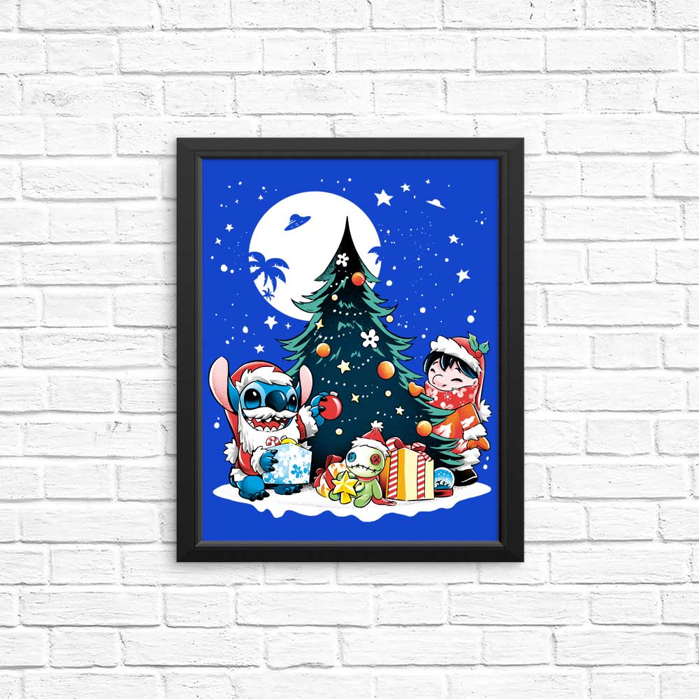 Christmas Ohana - Posters & Prints