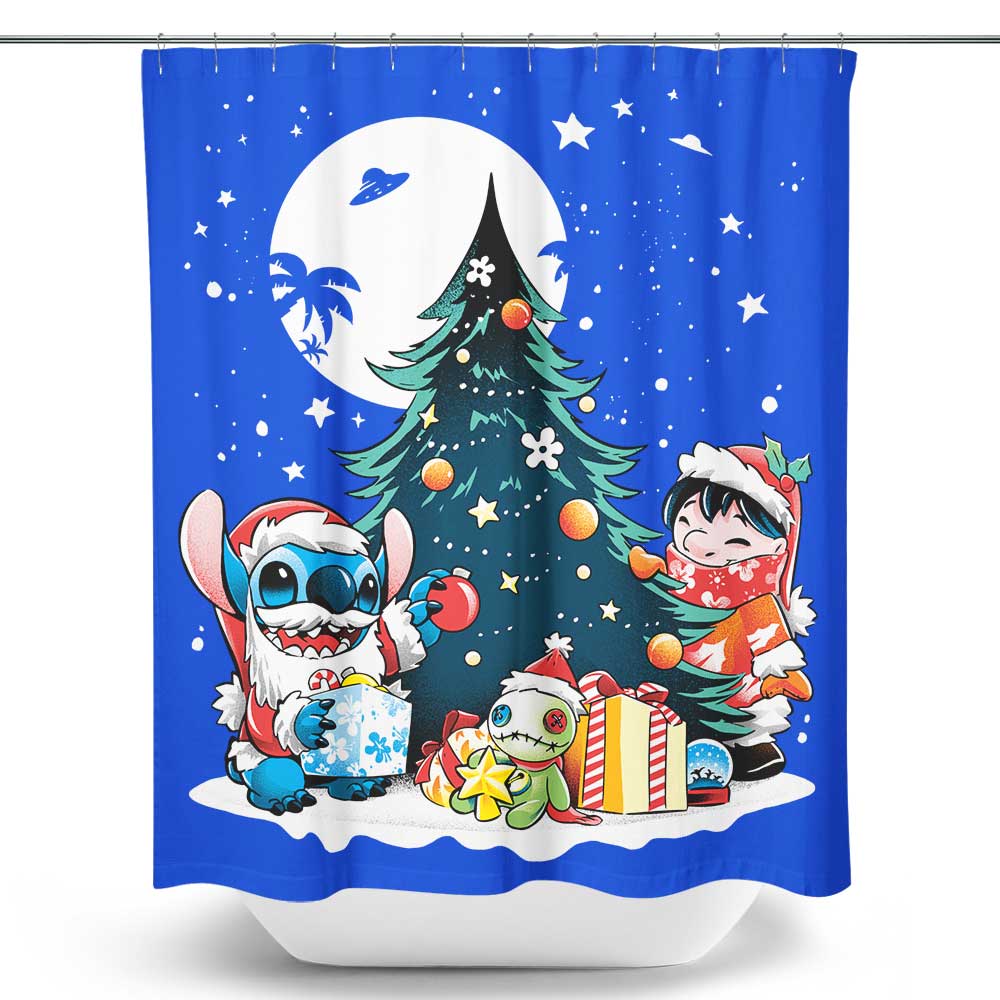 Christmas Ohana - Shower Curtain