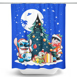 Christmas Ohana - Shower Curtain
