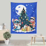 Christmas Ohana - Wall Tapestry