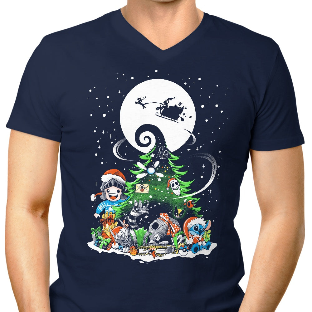 Christmas With Teerion - Men's V-Neck