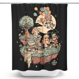 Chrono Island - Shower Curtain