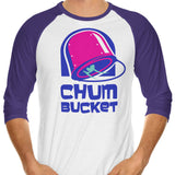 Chum Bell - 3/4 Sleeve Raglan T-Shirt